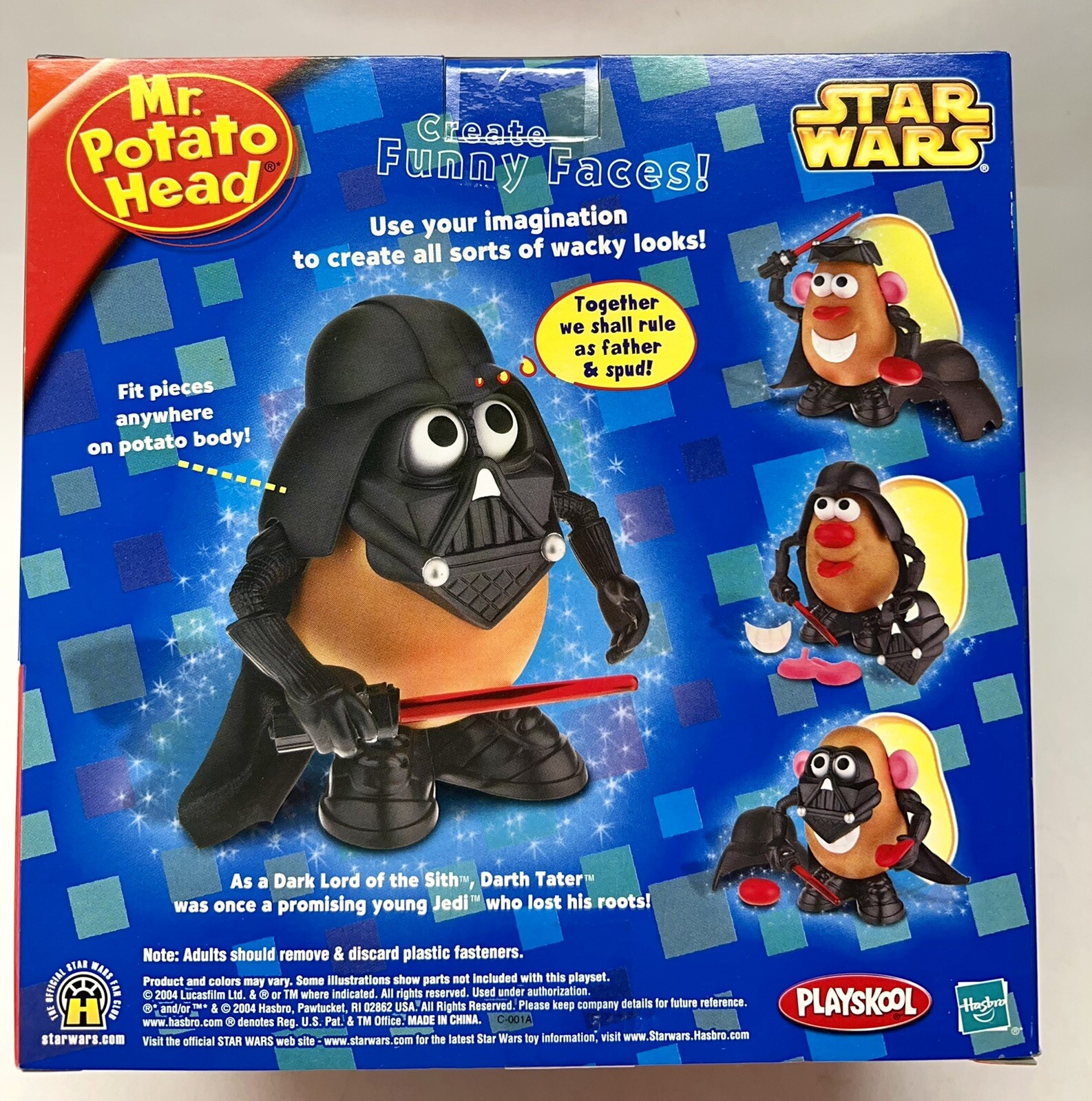Playskool Mr. Potato Head Darth Tater Figure (39641) For Sale Online | Ebay