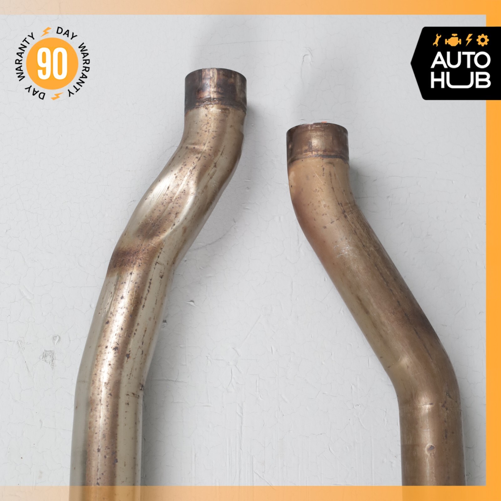 Bentley Continental GT 6.0L Middle Exhaust Downpipe Left & Right Side OEM