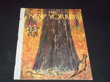 1966 NOVEMBER 5 THE NEW YORKER FRONT COVER ONLY - ILLUSTRATED ART - A 35