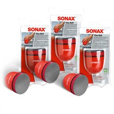3 X SONAX CLAY-BALL LACKREINIGER LACK INSEKTEN BAUMHARZ GLAS REINIGER REINIGUNG