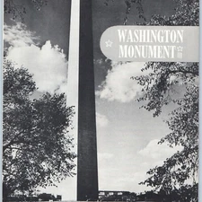 1956 Washington DC Monument Brochure Construction Photos by Dept of Interior 8E