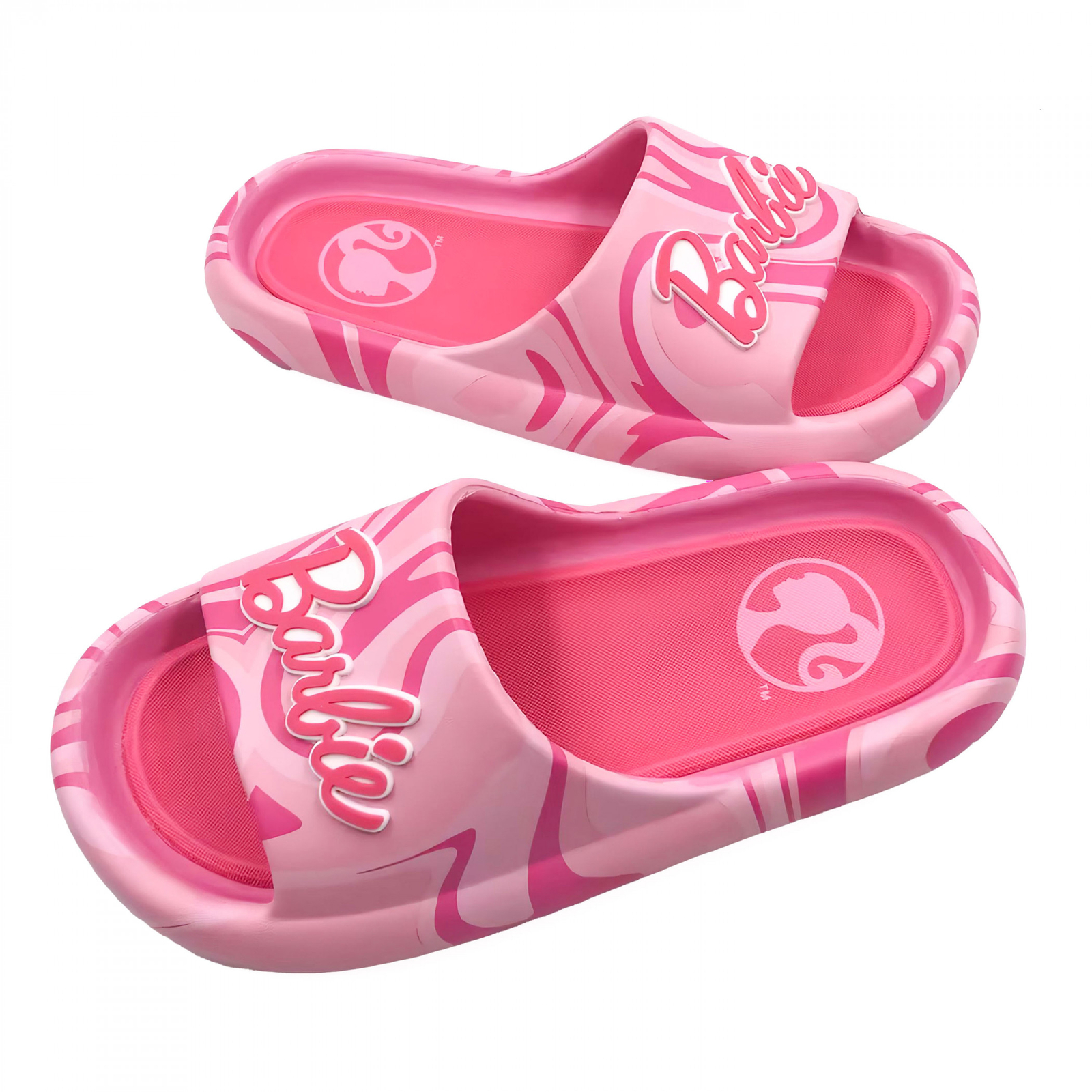 APL Barbie sandali infradito donna con logo rosa brillante rosa