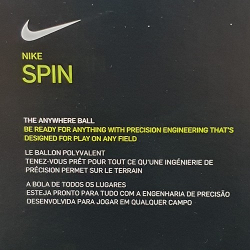 Nike Spin 8 Youth Kids Football Junior High 12-14 arancione fluo nuove con scatola - Foto 4 di 6