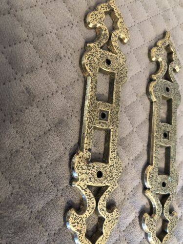 Vintage USA A 827 Light Switch Plate Cover Hammered Metal 1C - Picture 2 of 6