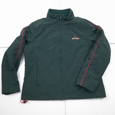 Jaguar Racing Coat Women's Size L 12-14 Uk Green Full Zip Nylon Petrol Head