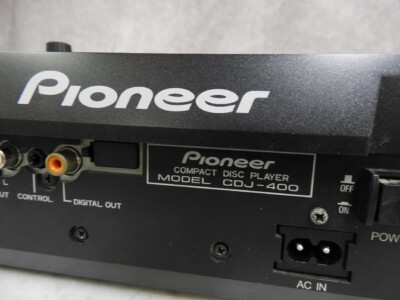 Pioneer DJ CDJ-400 Multi Player Black Good GP | eBay