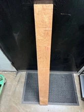 Roasted Maple🍁Guitar Neck through blank .9"x4"x42" KD Tempered 4/4