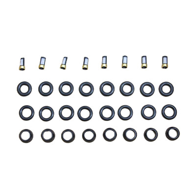 Oring Kit 8-Set Fuel Injector Repair Kit - O-rings Seal Filter Gasket For Chevy Tahoe 4.8L 5.3L 2001-2006 O Ring Set - Foto 4