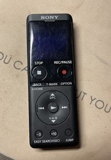 Sony ICD-UX570 Portable Digital Voice Recorder Black. Used.