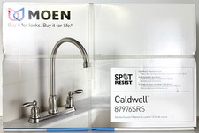 MOEN Caldwell Kitchen Faucet Spot Resist Stainless Steel model 87976SRS NEW