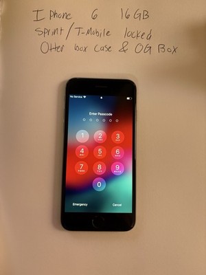 iPhone 6 16GB Space Grey Sprint / T-Mobile Carrier Locked