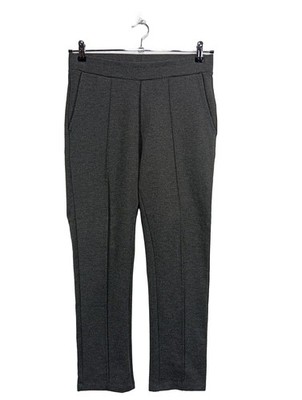 ME & I Stoffhose Damen Hose Gr. DE 38 hellgrau Casual-Look