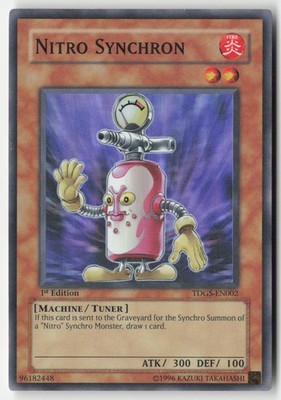 Yugioh - Nitro Synchron TDGS-EN002 1st Edition - Super Rare