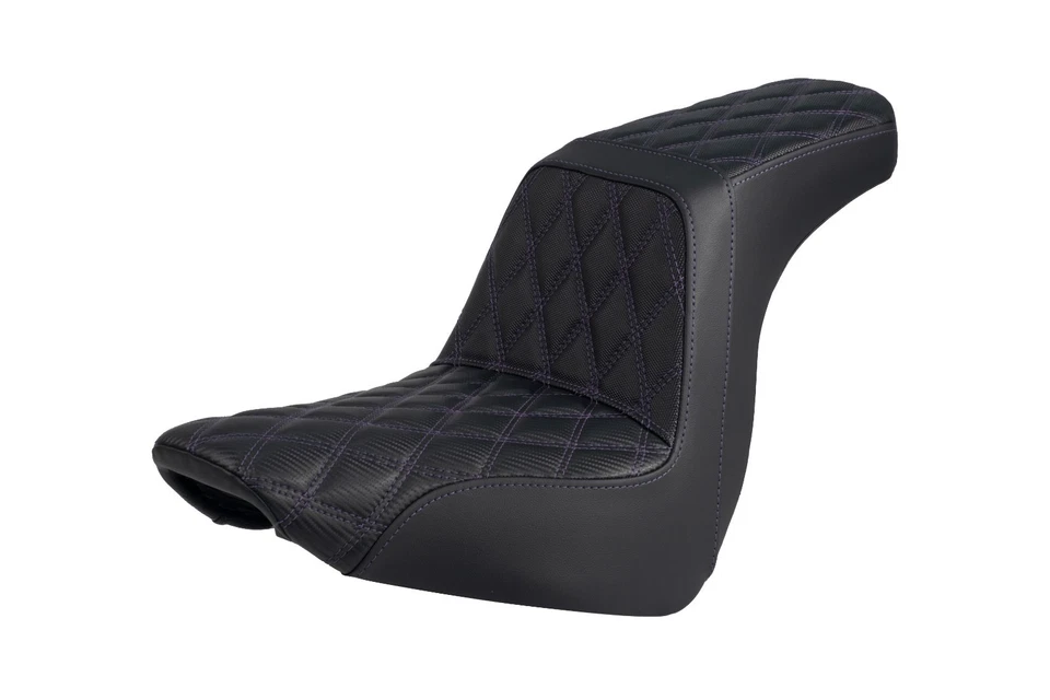 Odyssey Harley-Davidson Leather Seat w/Purple Stitching 2018-25 Low Rider S - Image 3 of 4