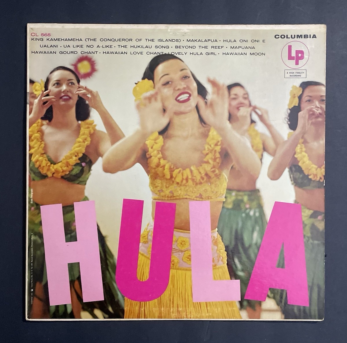 EXOTICA HAWAIIAN The Waikiki Hula Boys HULA LP VG++ Columbia CL