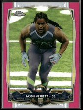 2014 Topps Chrome #195 Jason Verrett Pink Refractors #/399