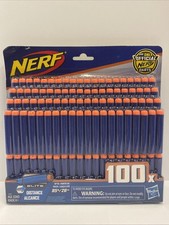 Nerf Elite 100 Foam Darts Official Refill Pack Blaster Toy Gun Ammo Hasbro