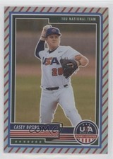 2023 Panini USA Baseball Stars & Stripes Stripes Prizm Casey Borba #3 8d2
