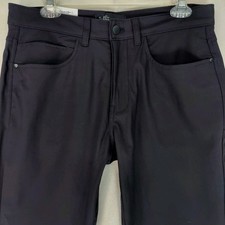 NWT Member's Mark Benton Slim Fit Performance Pants Men's 32X30 Black UPF 30