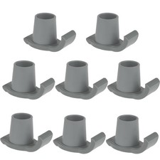 Walker Ski Glides 8 Pcs HeavyDuty PVC PP Metal Replacement for Uneven Surfaces