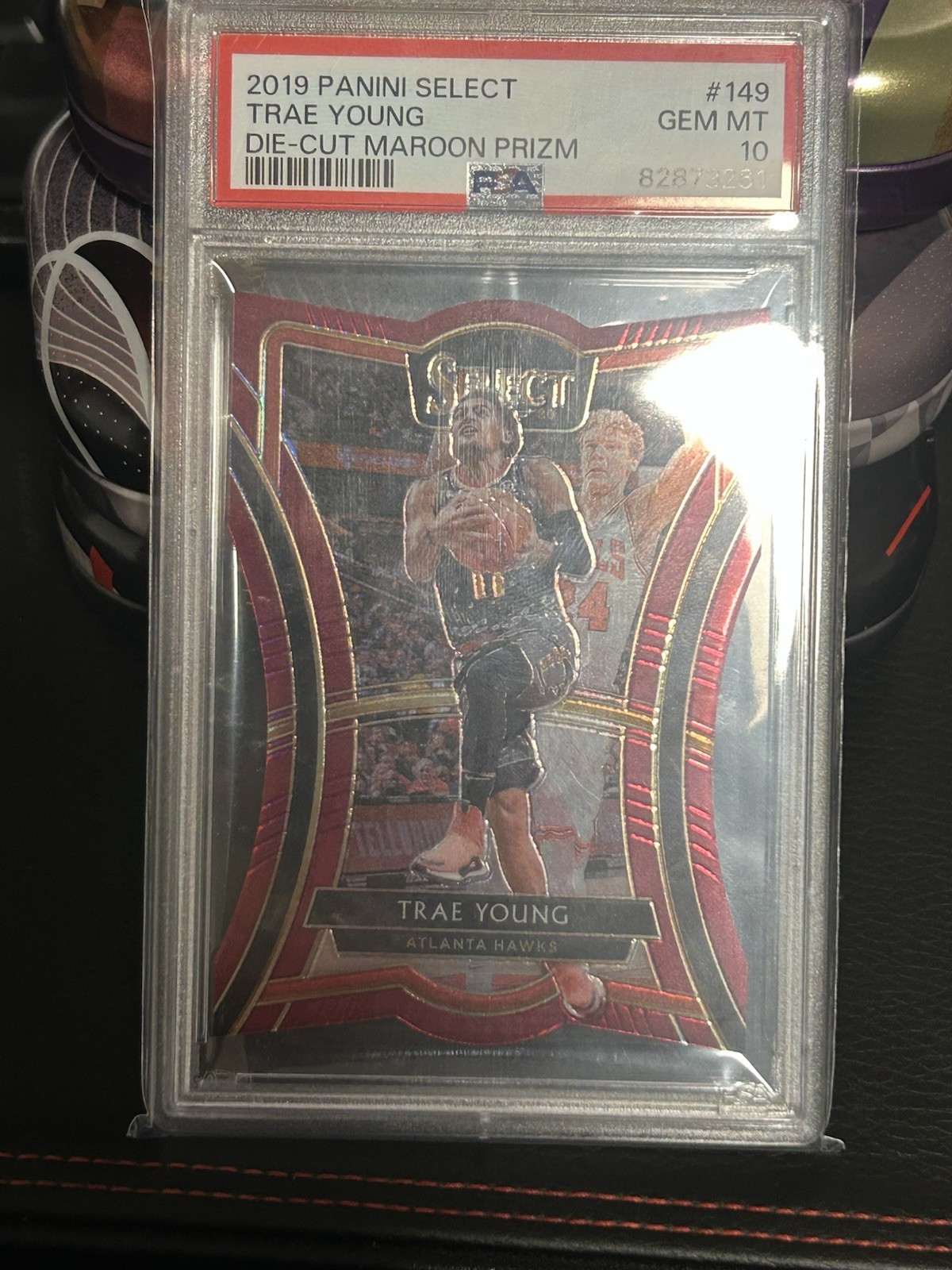 Trae Young Select Premier Level 2019-2020 No.149 Maroon Prizm /175 Hawks