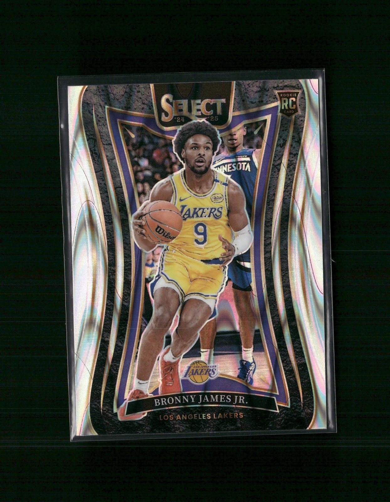 2024-25 Panini Select Tectonic Prizm #369 Bronny James Jr. Rookie RC
