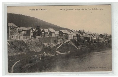 08 REVIN ANSICHT VON DER BRÜCKE DER BOUVERIE LA VALLEE DE LA MEUSE
