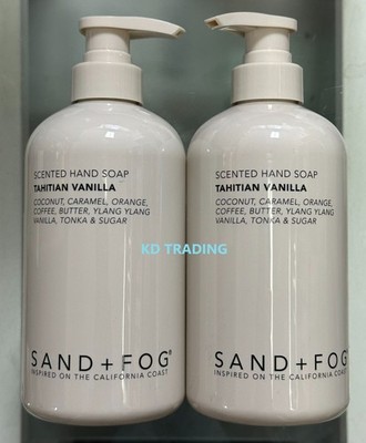 (2-Pk) SAND + FOG  ~ TAHITIAN VANILLA Ylang Ylang Vanilla Tonka HAND SOAP 591ml