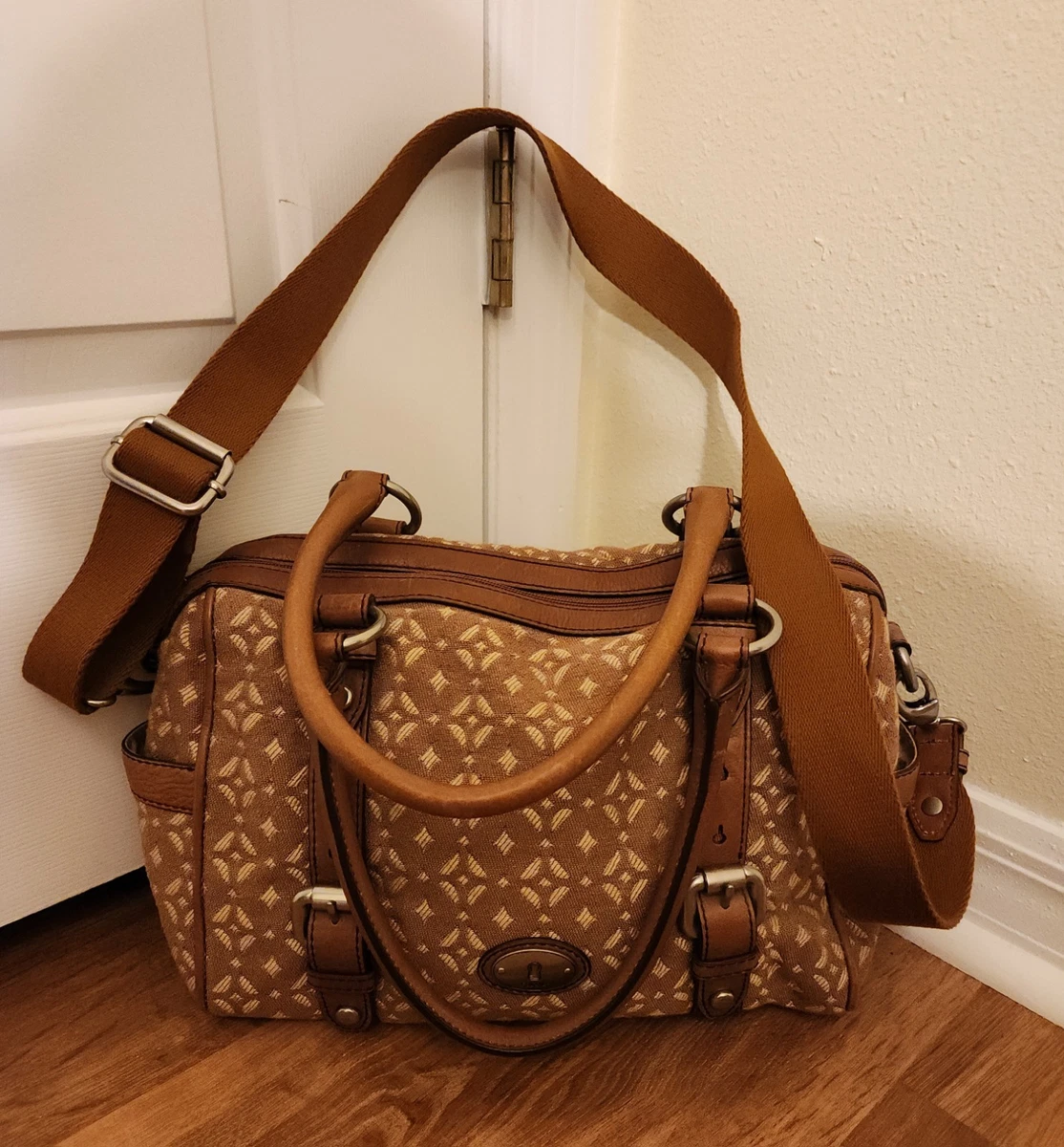 Leather Exterior Satchel/Top Handle Bag Geometric Bags  display picture 1