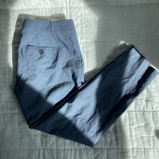 Banana Republic Avery Straight Blue Ankle Trouser Pants - 2