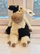 Jellycat Small Bunglie Cow Vintage Animal Collectable Retired Plush with Tag