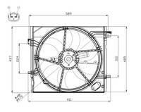 NRF 47897 LüFter, MotorküHlung FüR Nissan,Renault