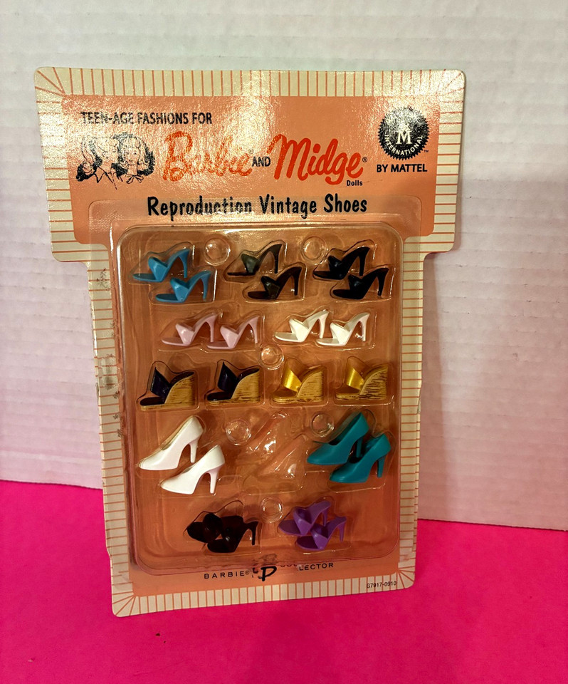 Barbie & Midge Vintage Repro Shoes 11-Pair Set