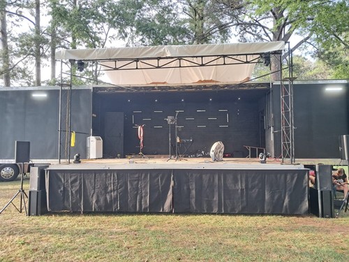 Mobile Stage Trailer for Bands, Events, Venues, Speakers Etc