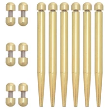 12 Pcs Desktop Photo Frame Stand Glass Nail Mounting Screws Advertising Kit