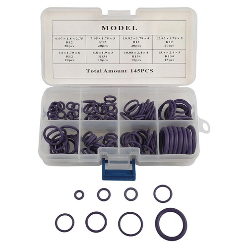 Kit De 130 Joints Toriques En Silicone - Sections 1mm, 1,5mm, 1,9mm - Diamètres 21mm à 50mm - Neuf