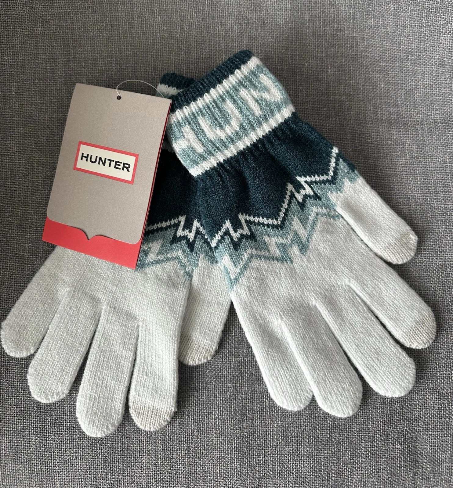 New Women’s HUNTER Fair Isle Knit Gloves $58