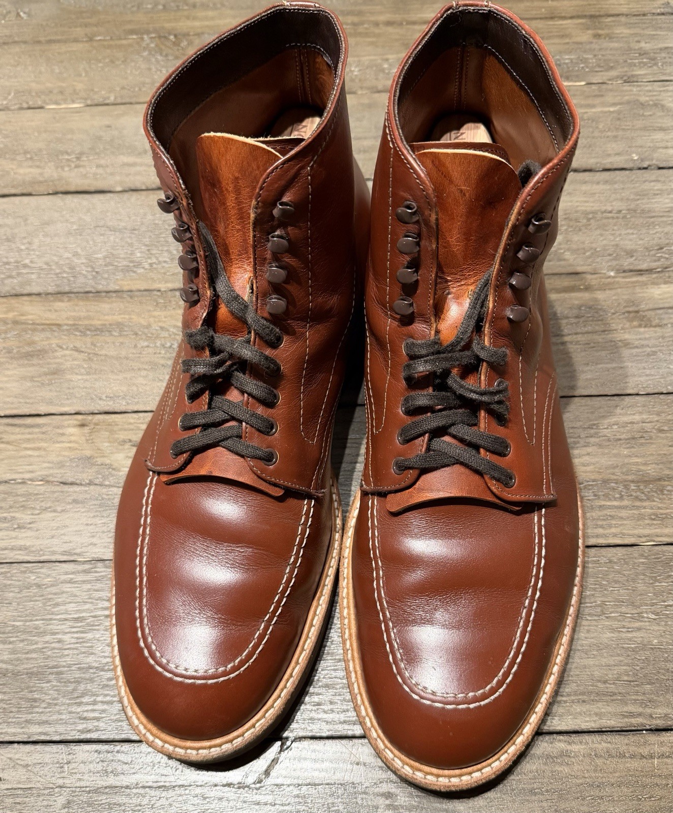 Alden 405 Brown Workboot Calf Indy Boot