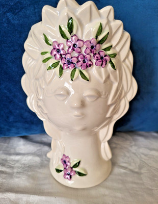 Rosa Ljung head vase #632 ceramic Helsingborg Sweden vintage pottery