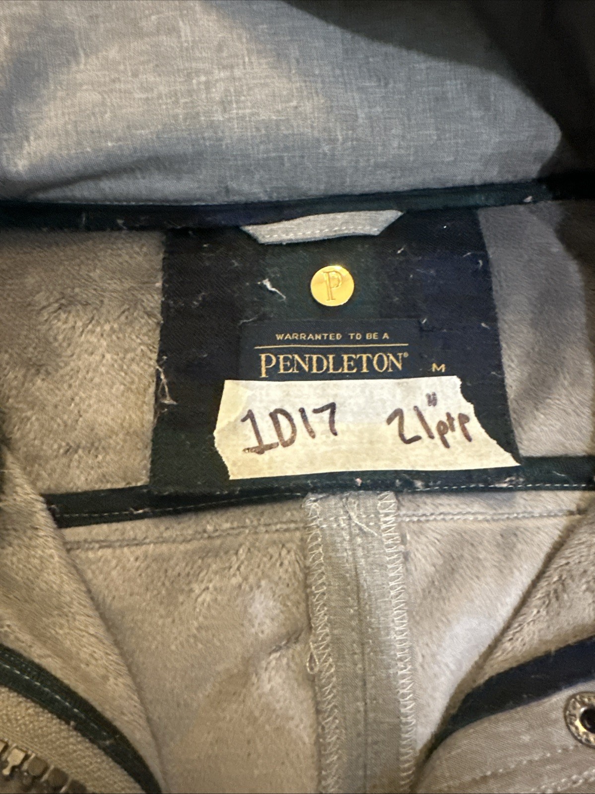 Pendleton Gray Outerwear Fleece-Lined Jacket Over… - image 10