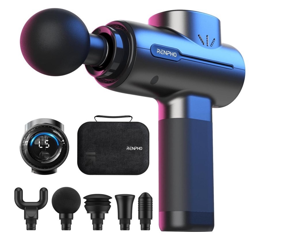 RENPHO Deep Tissue Mini Power Massage Gun for Muscle Recovery