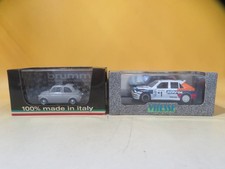 Used Brumm 1/43 Fiat 500D Aperta 1960 Vitesse Lancia Super Delta Minicar 2-Piece