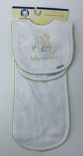 New Old Stock Vintage Gerber Baby 3pc Bib Burp Cloth set Terry Cloth Unisex