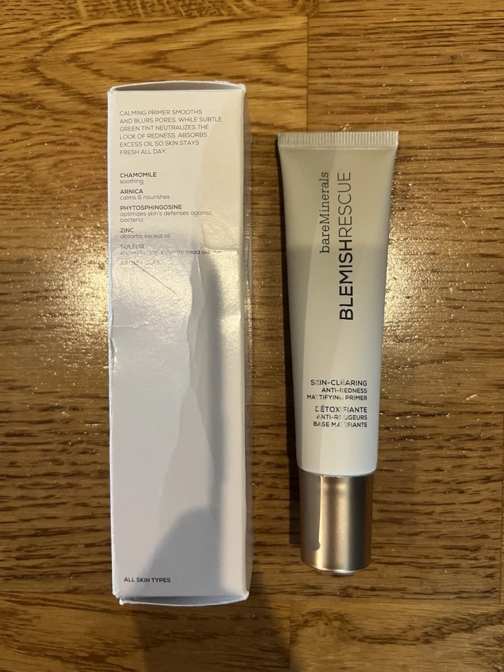 bareMinerals Blemish Rescue Skin-Clearing Anti-Redness Mattifying Primer - NWB  - Image 3 of 4