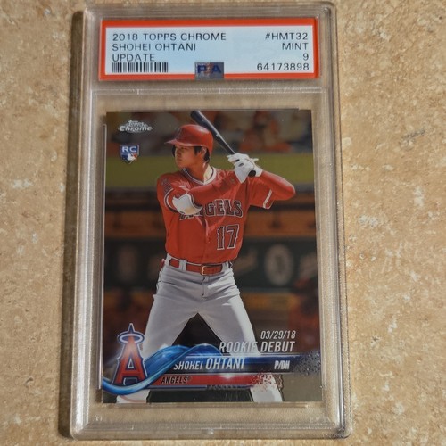 Shohei Ohtani #HMT32 2018 Topps Chrome Update card