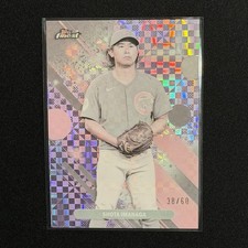 2025 Topps Finest Shota Imanaga #87 Pearl Checkerboard Refractor /60  CHI Cubs