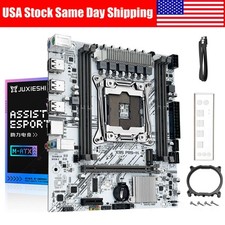 X99 LGA 2011-3 White Motherboard DDR4 with SATA/NVMe M.2 SATA 2.0 PCI-e 3.0