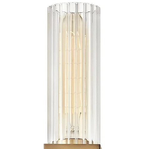 Hinkley Xander 23" Wide Heritage Brass 3-Light Bath Light - Picture 9 of 10