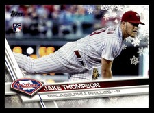 2017 Topps Holiday #HMW43 Jake Thompson Rookie Card Philadelphia Phillies