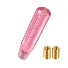 1 PC Car Shift Knob, 1.89 x 5.91 Inches Crystal Acrylic Gear Shift Medium Pink